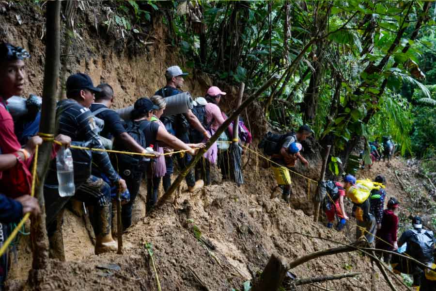 Crossing the Darien gap, immigrants risks their life to get entry in America 