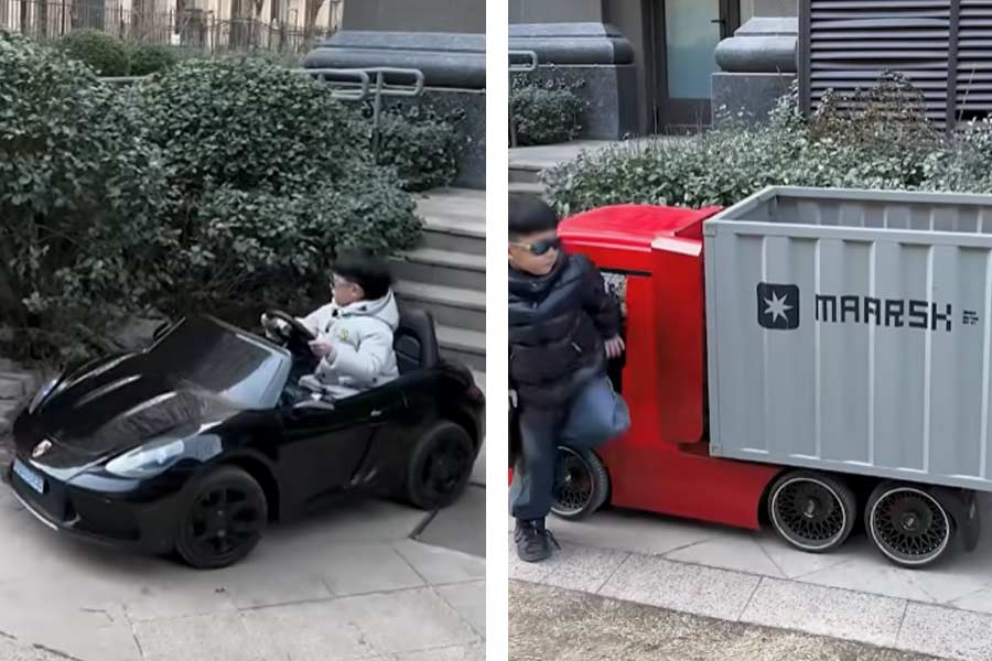 Collection of small car owned by kids