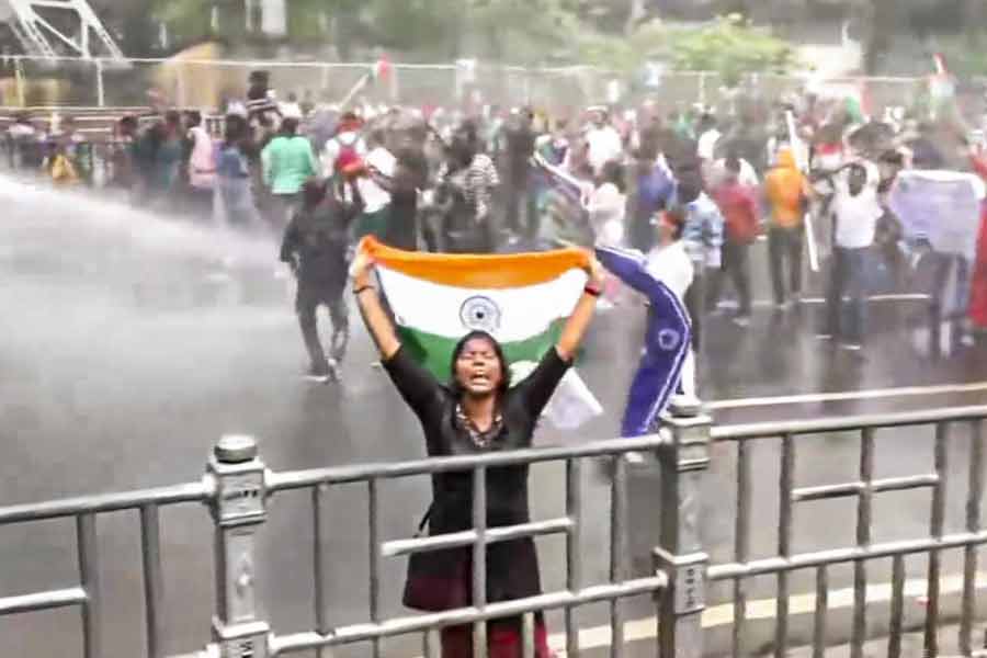 Pictures from Kolkata Nabanna Abhijan