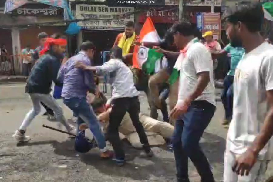 Pictures from Kolkata Nabanna Abhijan