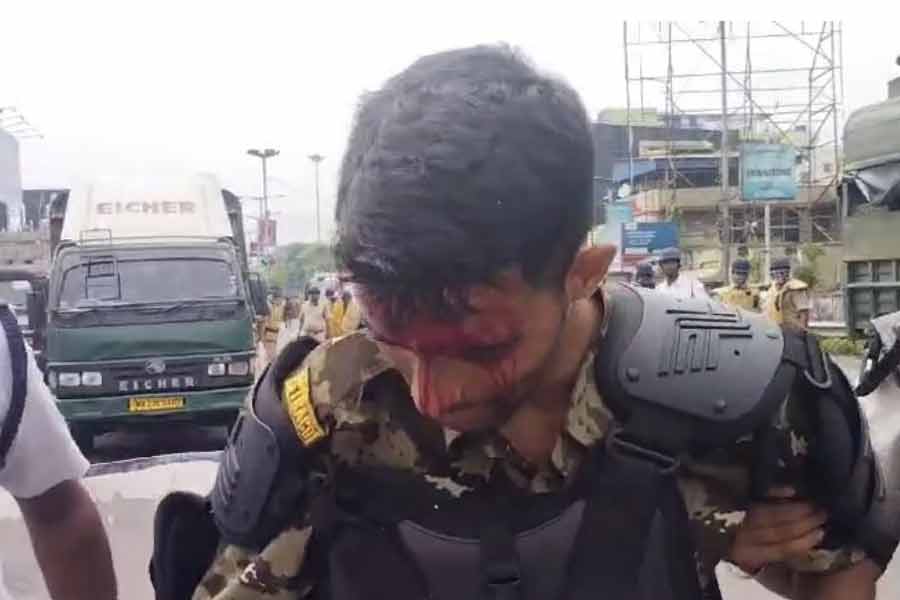 Pictures from Kolkata Nabanna Abhijan