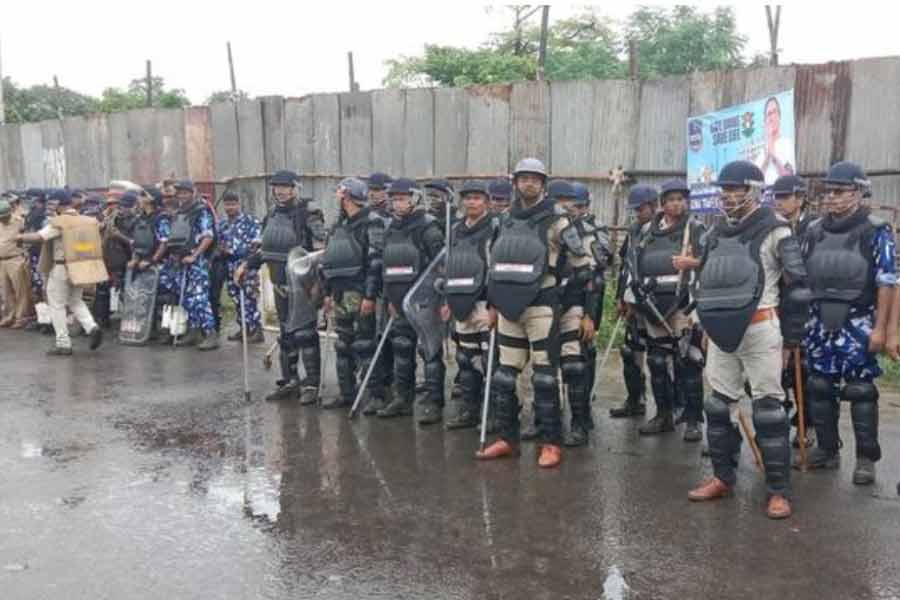 Pictures from Kolkata Nabanna Abhijan