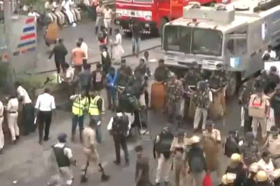 Pictures from Kolkata Nabanna Abhijan