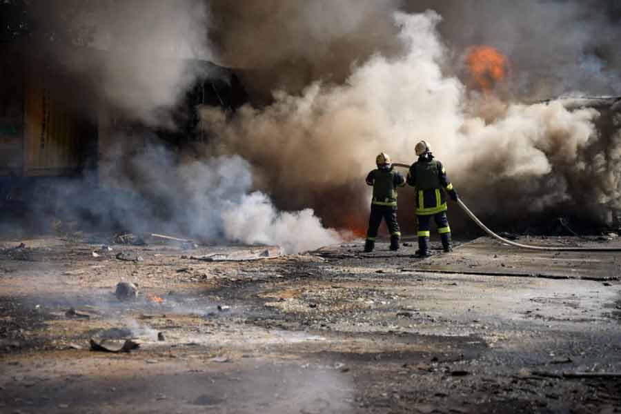 Poland says drone like object entered its airspace during Russian attack on Ukraine