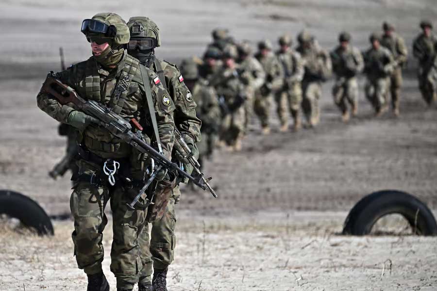 Poland says drone like object entered its airspace during Russian attack on Ukraine