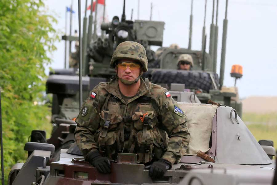 Poland says drone like object entered its airspace during Russian attack on Ukraine