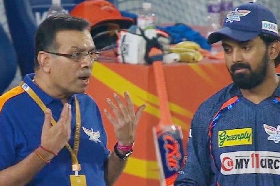 Sanjiv Goenka and KL Rahul