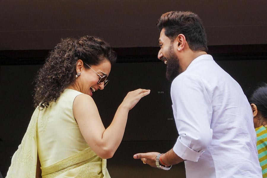 Kangana Ranaut reacts on viral pic with Chirag Paswan