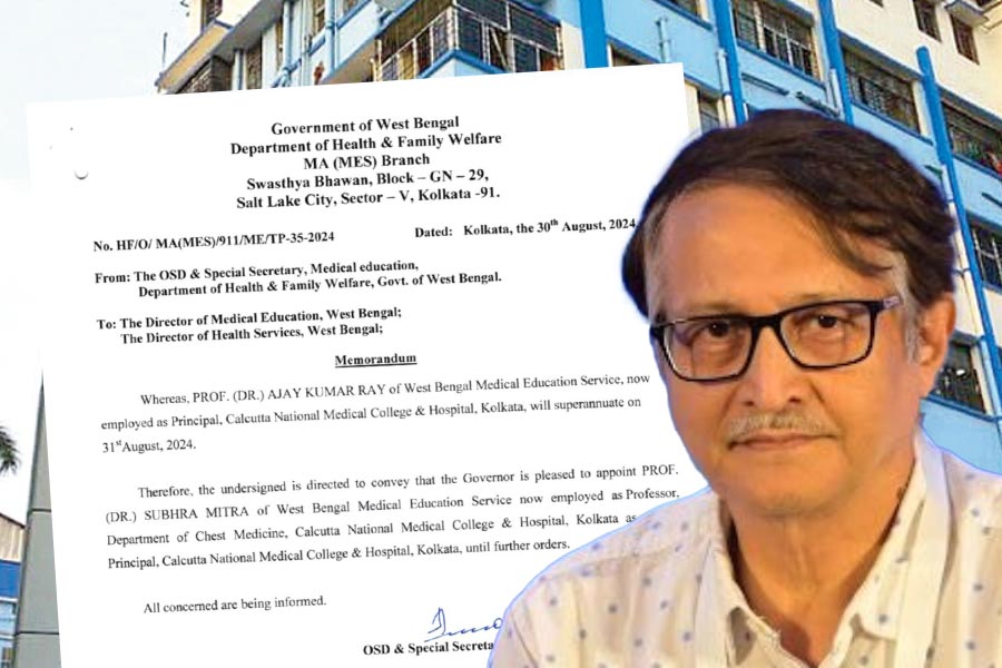 Subhra Mitra is the new acting Principal of Calcutta National Medical College