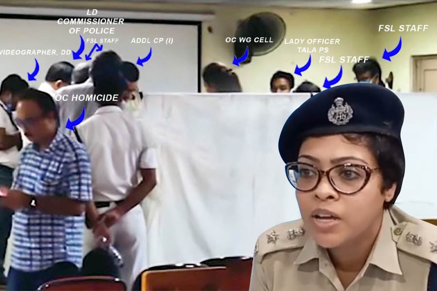 Kolkata Police explained of R G Kar semenar halls footage