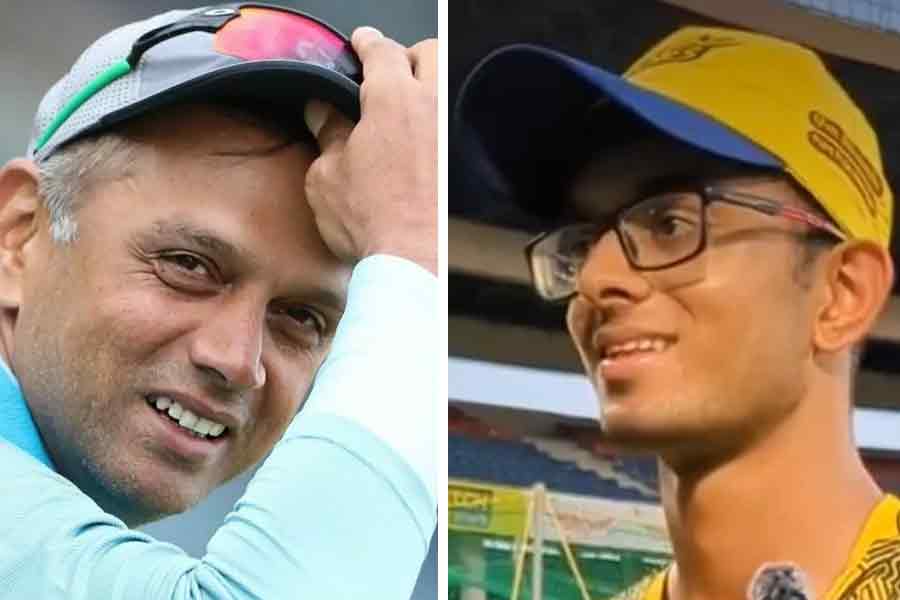 Rahul Dravid and Samit Dravid