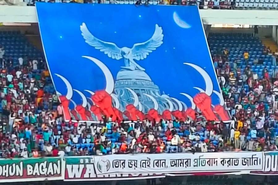 Mohun Bagan supporters’ protest yet again against RG Kar incident