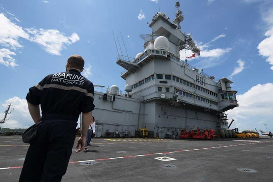 France nuclear powered aircraft carrier leaves for joint drills with INS Vikrant and INS Vikramaditya in Indian Ocean 