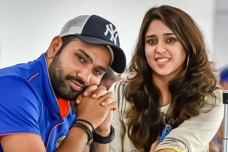 Picture of Rohit Sharma and Ritika Sajdeh