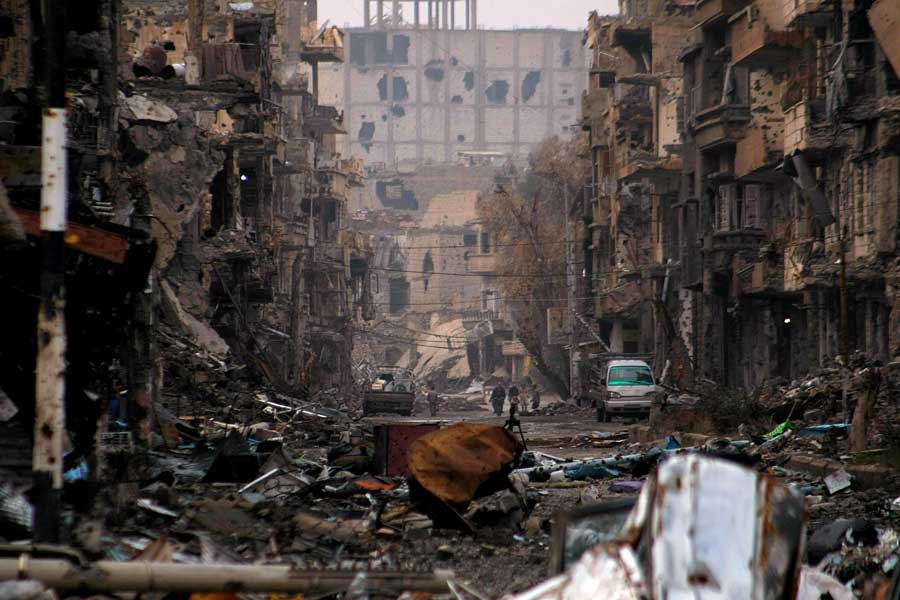 Syria civil war Russian airstrike in Aleppo after rebels capture city 