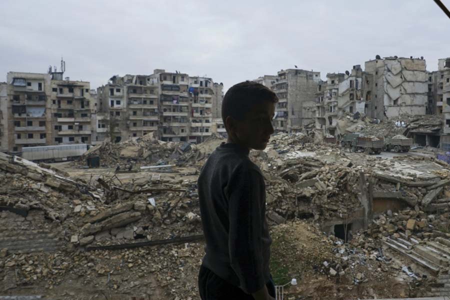 Syria civil war Russian airstrike in Aleppo after rebels capture city 