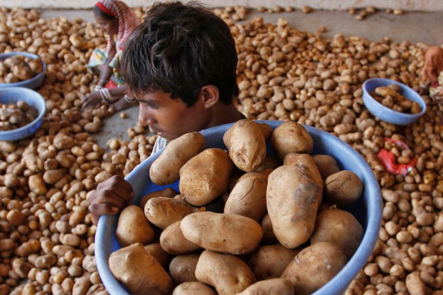 Price of potato incres from Tuesday amind strike