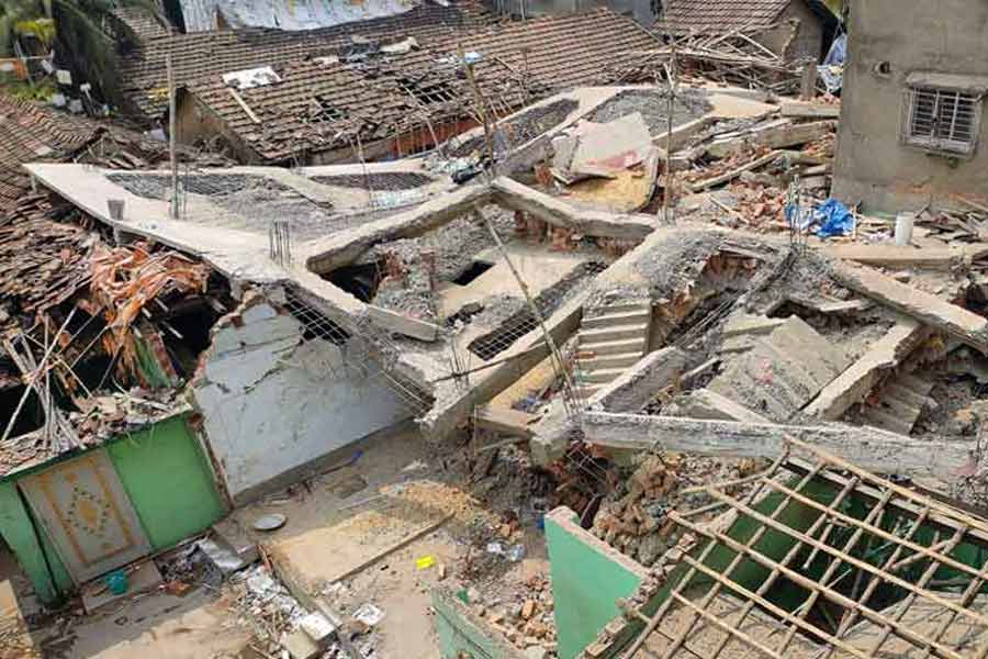 while 127 illegal constructions were reported, only 27 were demolished