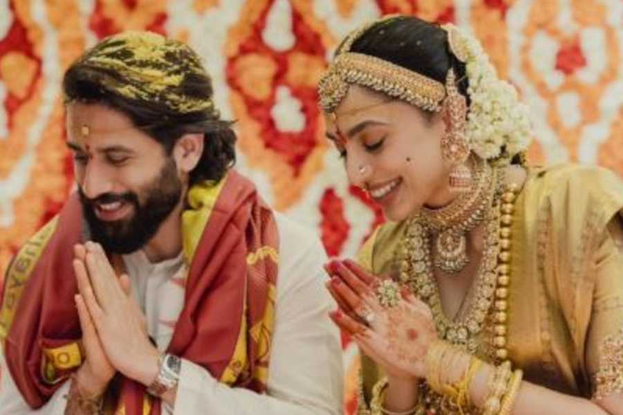 তেলুগু রীতি মেনে বিয়ে করলেন নাগা-শোভিতা।