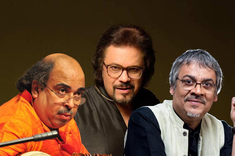 Tejendra Narayan Majumdar, Bikram Ghosh and Srikanta Acharya talk about Indian classical music