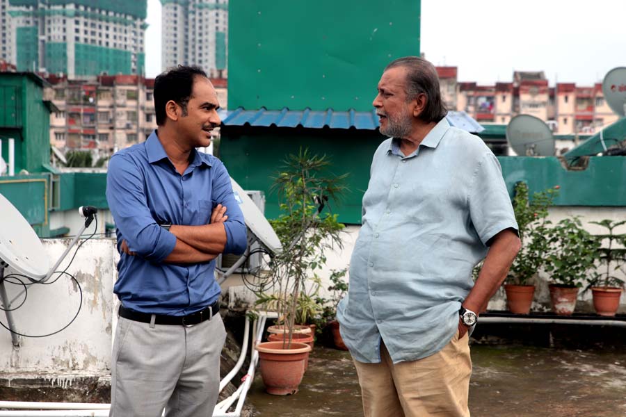 Image of Ritwick Chakraborty and Mithun Chakraborty