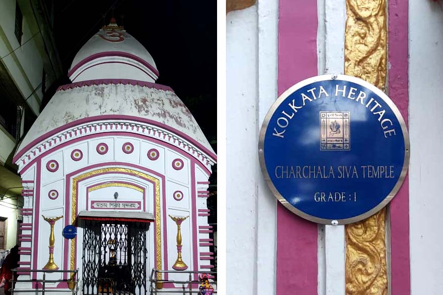 KMC has given the title of heritage to the 250 years old Shiva temple in Behala