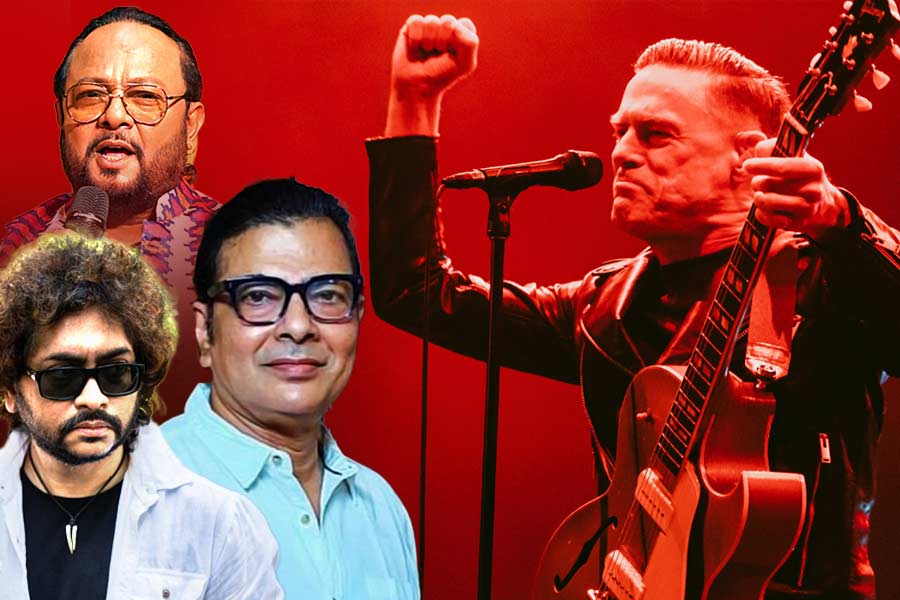 Image of Bryan Adams, Rupam Islam, Sidhu, Surojit Chatterjee