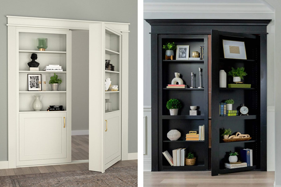 দেখলে মনে হবে আলমারি। কিন্তু  আসলে তা দরজা।