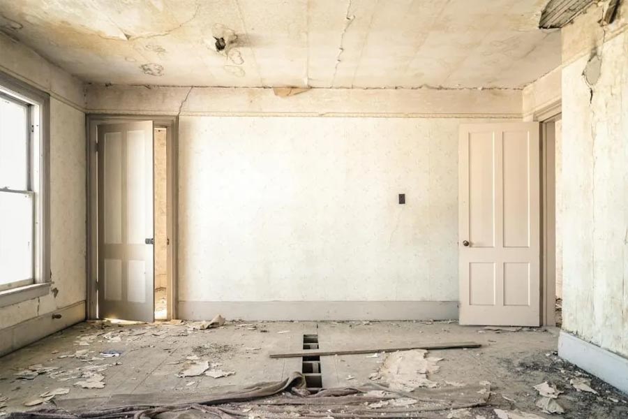 সম্পত্তি রক্ষণাবেক্ষণ সংস্থার এক কর্মী জানিয়েছেন, বাড়ি ফাঁকা হয়ে যাওয়ার ১০ বছরের মধ্যে বাড়ির দেওয়াল বেয়ে গুল্মজাতীয় উদ্ভিদ গজিয়ে উঠেছিল। বাড়়িটি যেন সবুজ চাদরে ঢেকে গিয়েছিল। পরিষ্কার করানোর কিছু দিন পর আবার গাছপালা গজাতে শুরু করে।