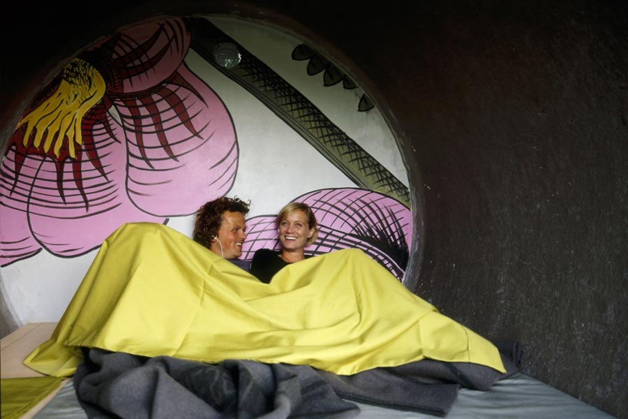 World smallest hotel rooms in sewerage pipe in Germany