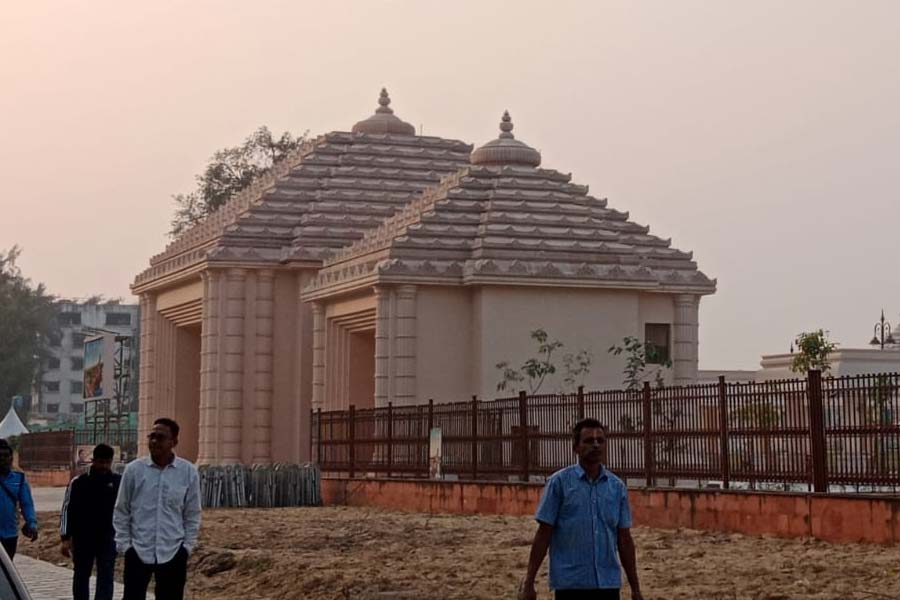 Jagannath temple is also being built in Dighat on the model of Puri temple