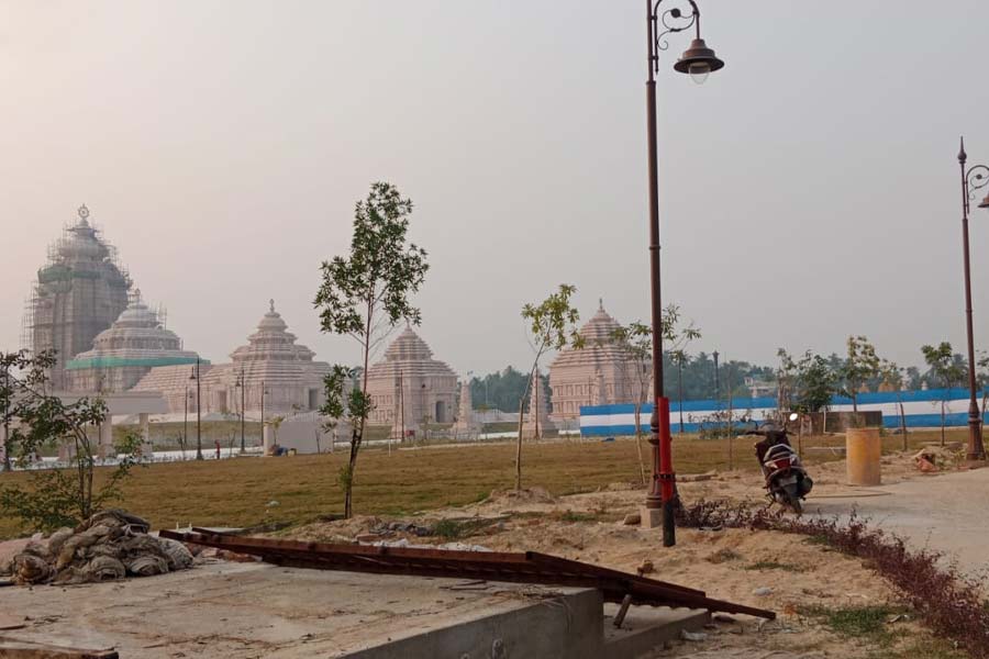 Jagannath temple is also being built in Dighat on the model of Puri temple