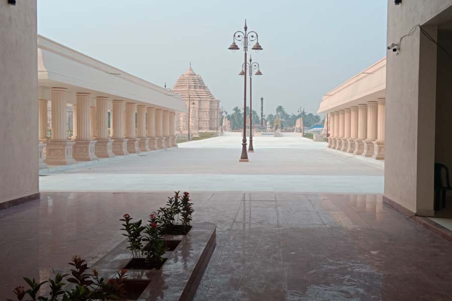 Jagannath temple is also being built in Dighat on the model of Puri temple