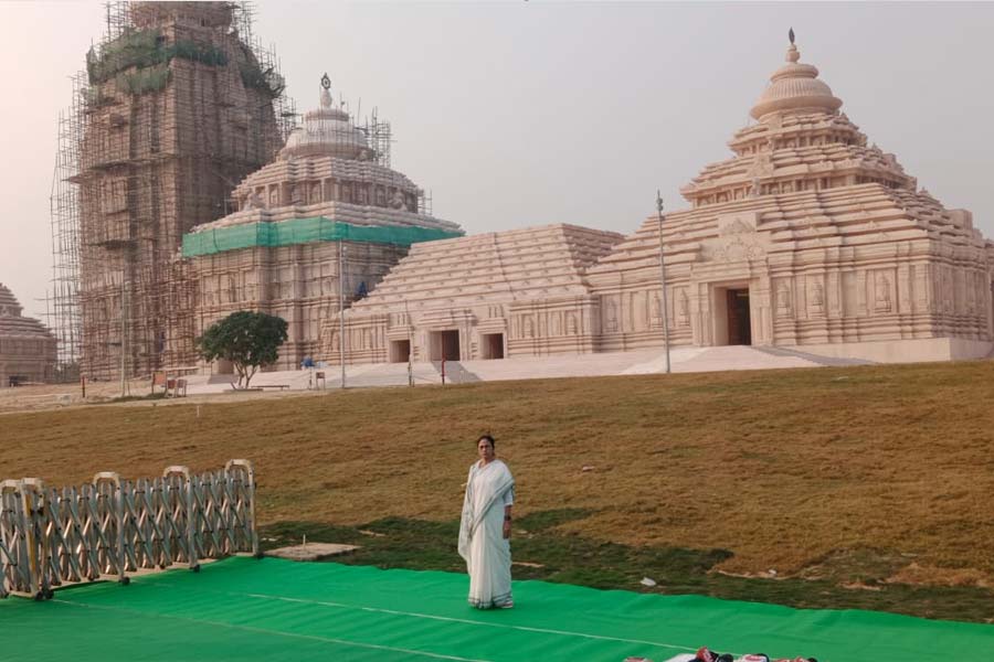 Jagannath temple is also being built in Dighat on the model of Puri temple