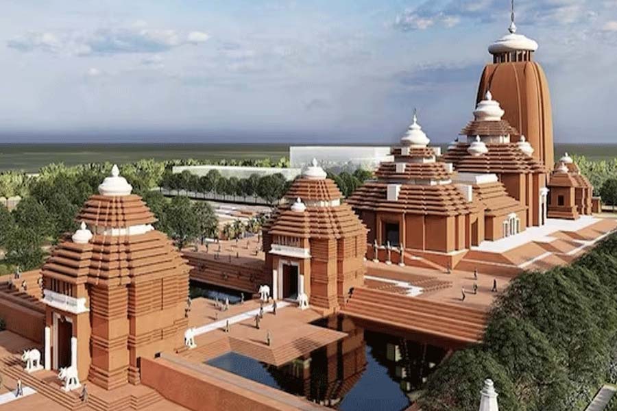Jagannath temple is also being built in Dighat on the model of Puri temple