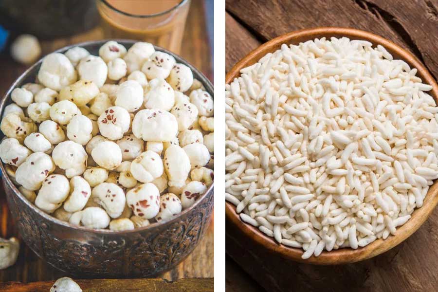 Makhana and Puffed Rice