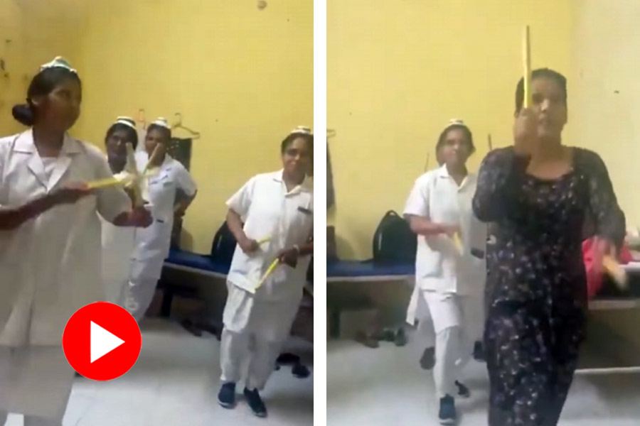 Video of Nurse dancing inside hospital premises in Telangana goes viral