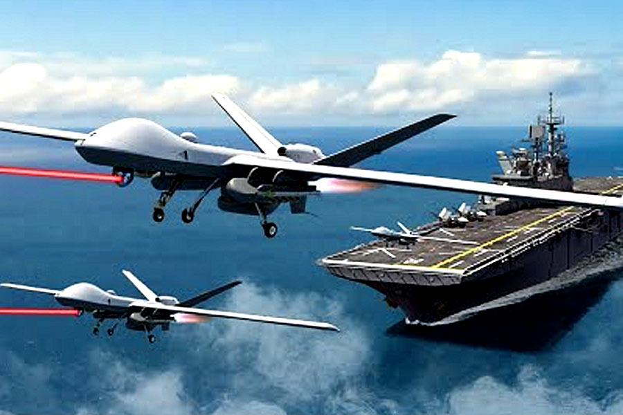 Iran new drone battleship Shahid Bagheri roaming in Persian Gulf know all about it