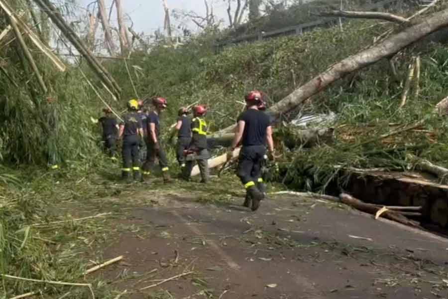 Cyclone Chido swept through island Mayotte overnight