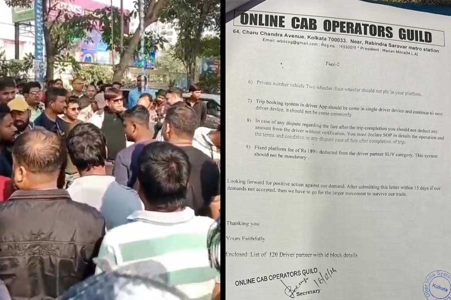 173 drivers\\\' Ids blocked without discussion, protests against cab companies