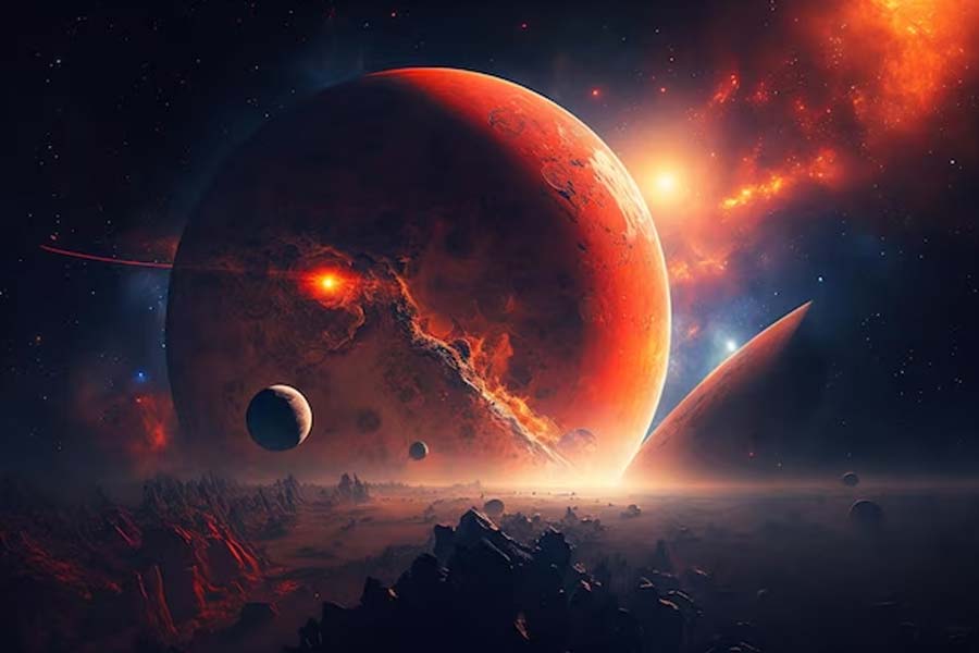 Red giant star cw leonis is dying