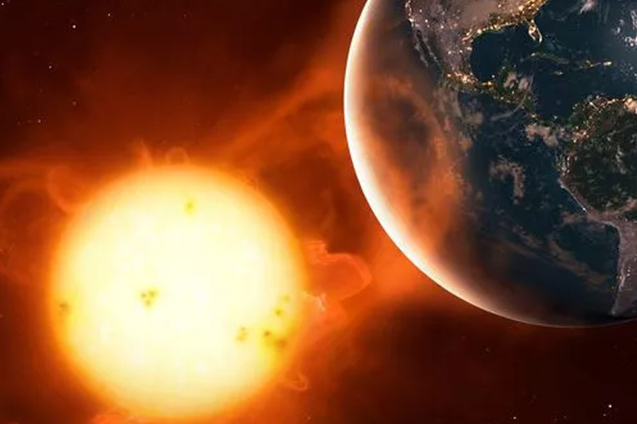 Red giant star cw leonis is dying