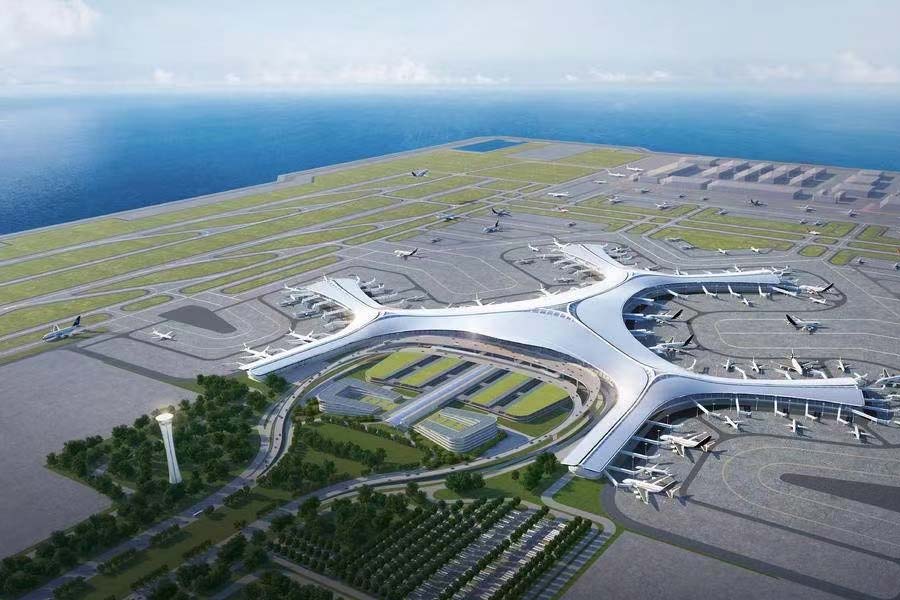 China building world’s largest artificial island airport
