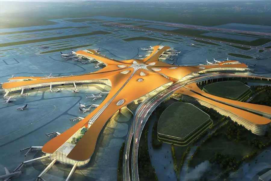 China building world’s largest artificial island airport