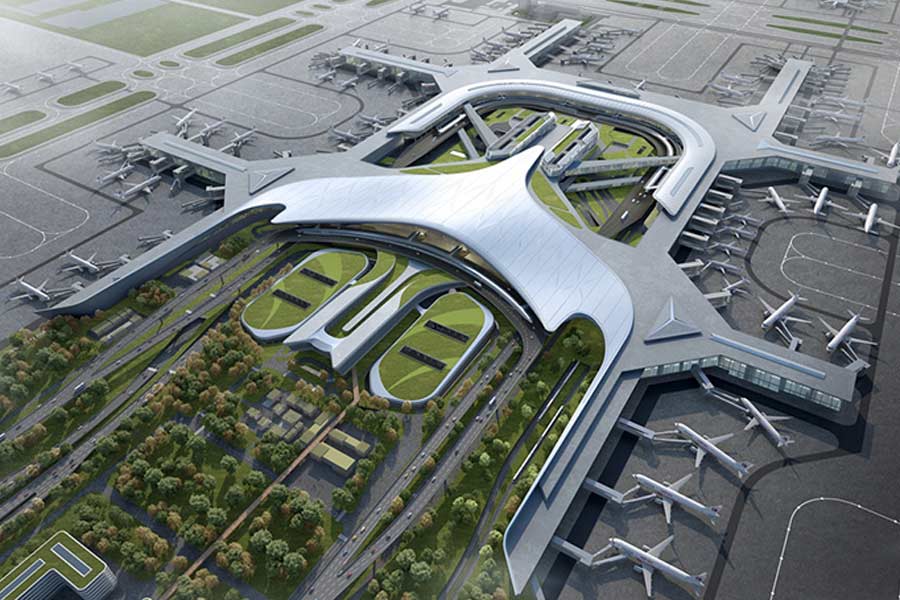 China building world’s largest artificial island airport