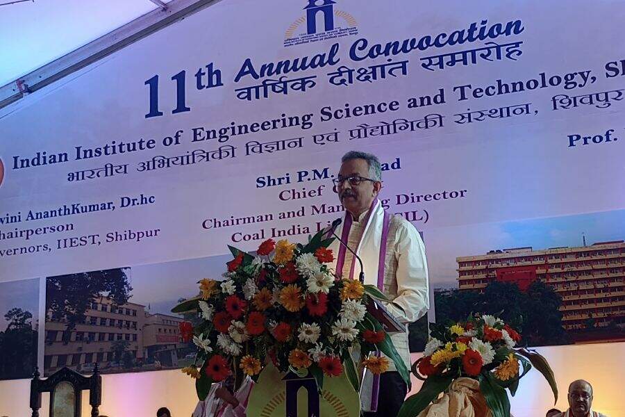 11th Annual Convocation of IIEST Shibpur . 