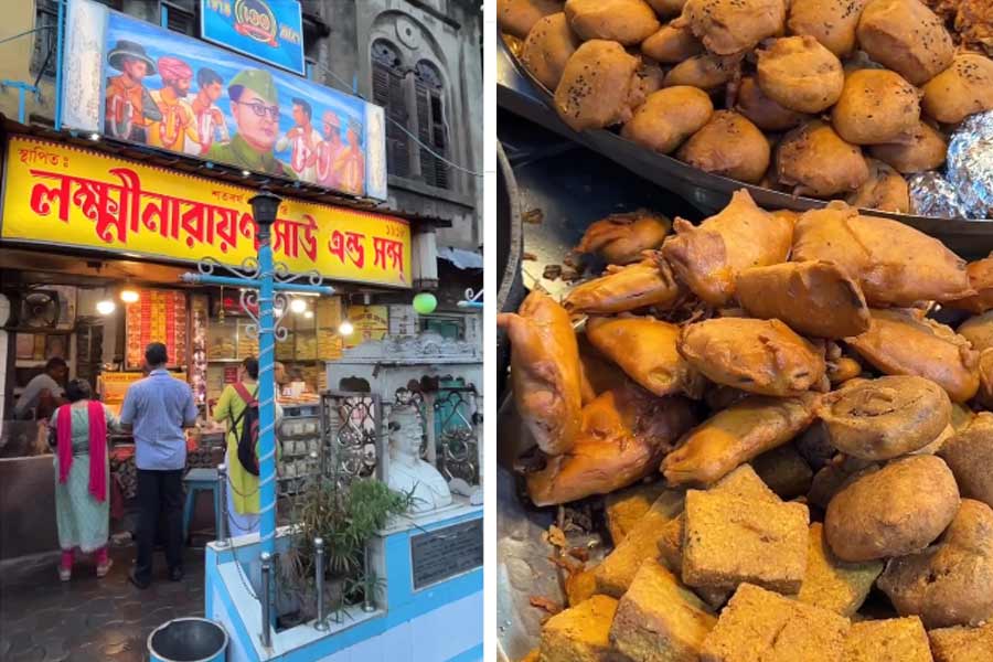 হাতিবাগানের লক্ষ্মীনারায়ণের পরিচিতি ‘নেতাজি’র তেলেভাজা নামেই।