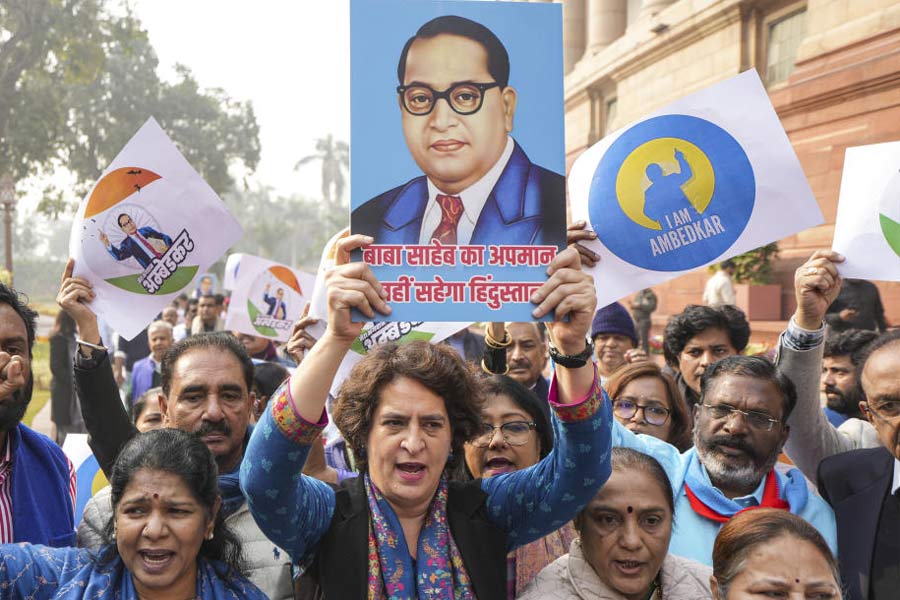 Congress is still protesting against the comments passed by Amit Shah regarding BR Ambedkar