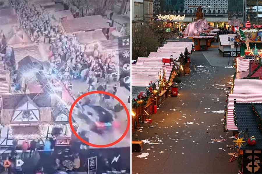 India condemns car attack in Germany Christmas market and accused allegedly was angered by migrant policy dgtl