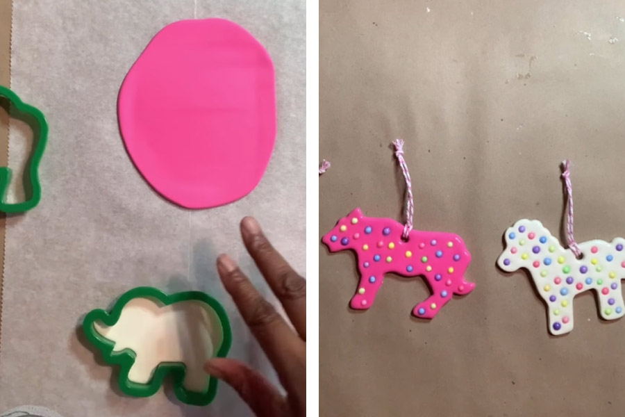 এই ভাবে ক্লে দিয়ে বানাতে পারেন  পশুর আকৃতি।